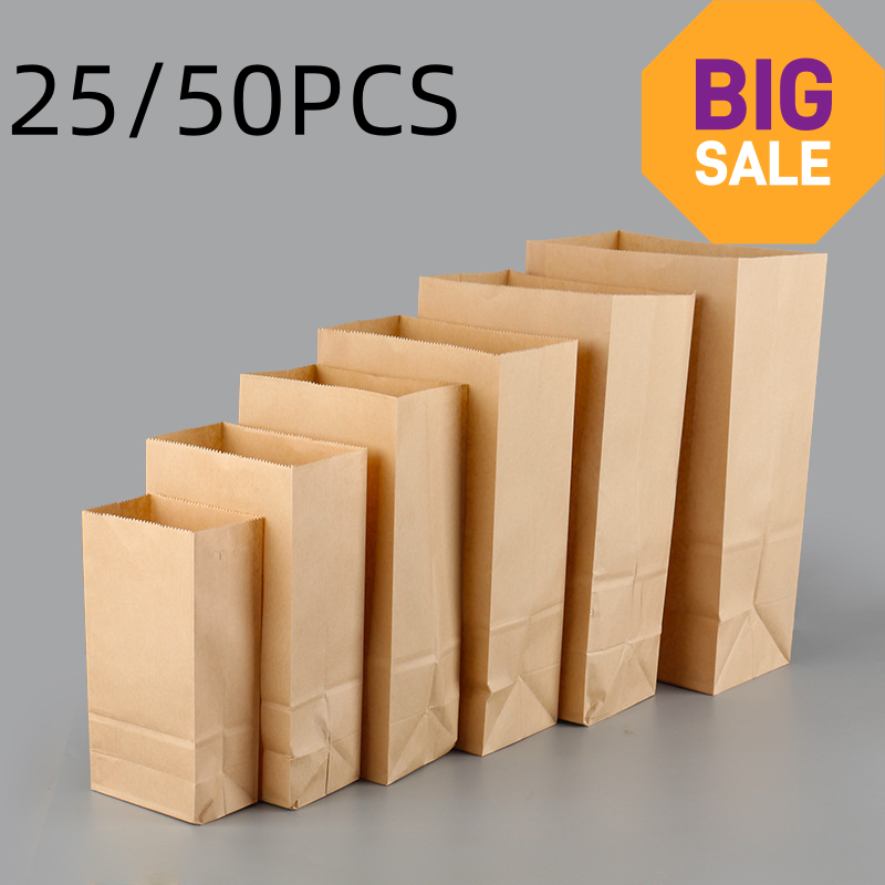 Food Storage Plants - Paquete de 25/50 Bolsas de Papel
