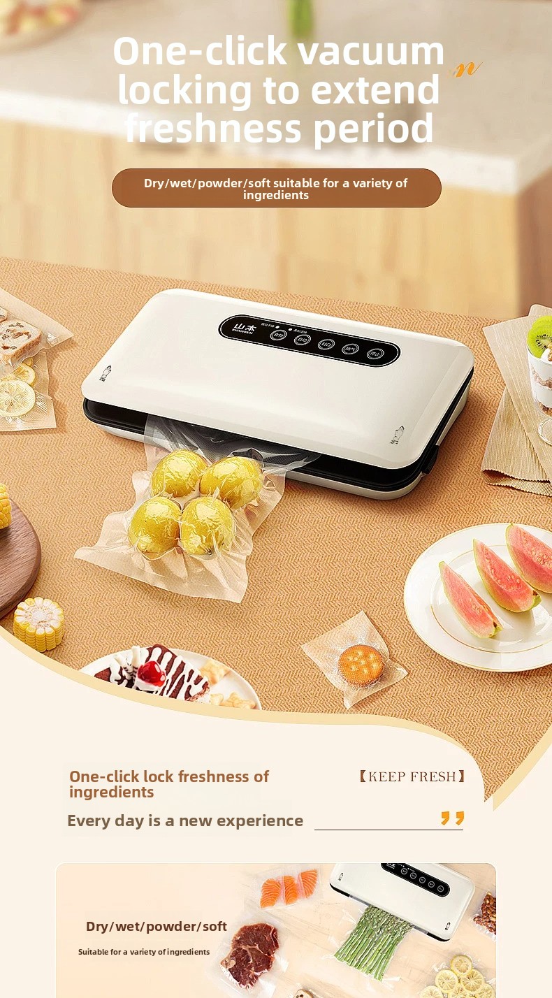 Food Storage Vacuum - Mini Selladora al Vacío Automática para