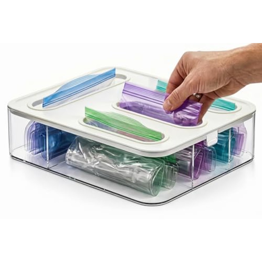 Food Storage 4 Quart - Organizador de Bolsas de Almacenamiento de