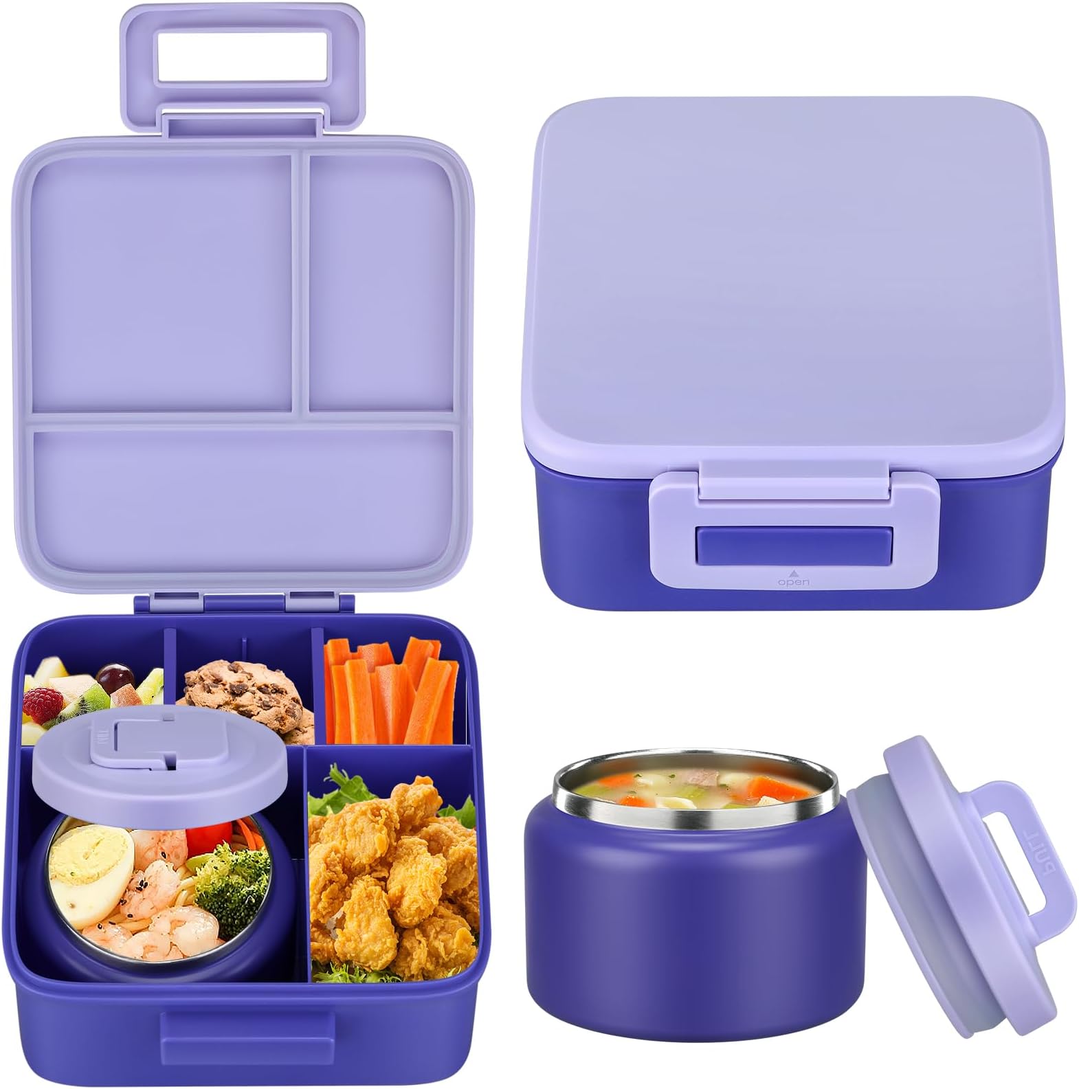 Food Storage Safety - 1 Juego de Lonchera Bento para