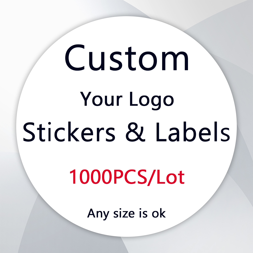 Food Storage Labels - 1000 Uds. Pegatinas personalizadas, logotipo personalizado,
