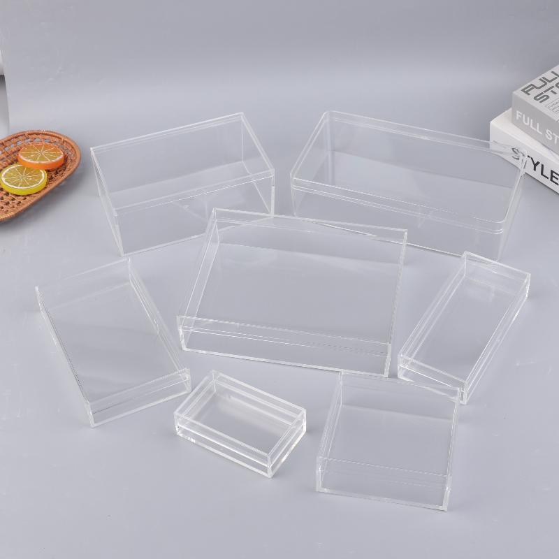 Food Storage Plants - Caja de Almacenamiento Rectangular de Acrílico