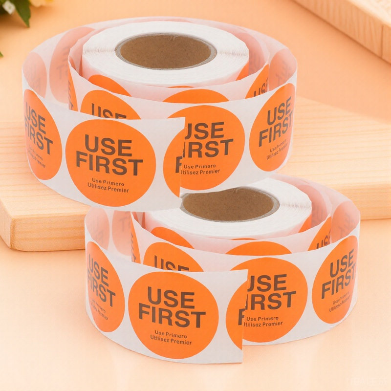 Food Storage Labels - 2 Rollos de Etiquetas de Control
