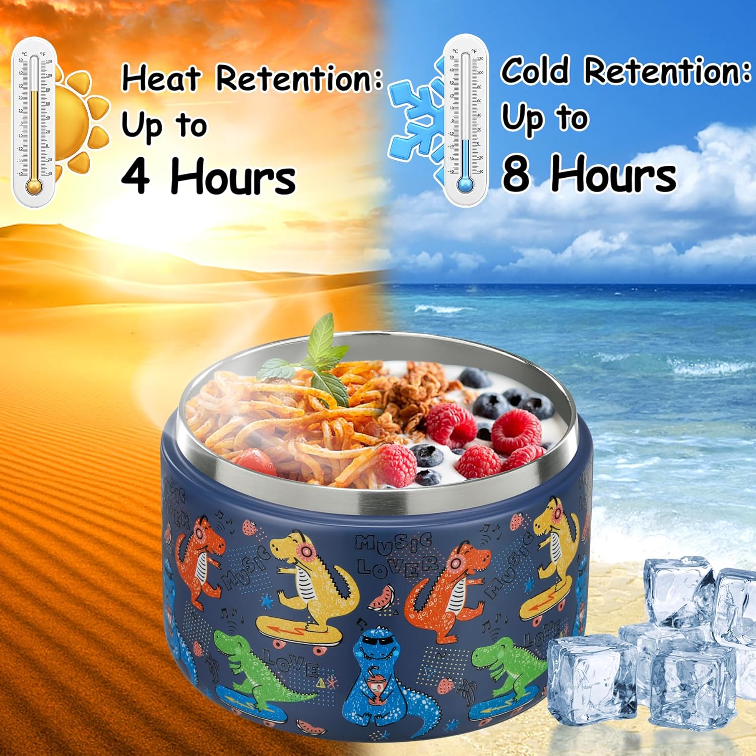 Food Storage Vacuum - Recipiente Térmico para Alimentos de 12