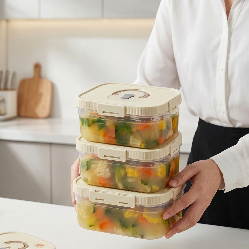 Food Storage Safety - Caja de Almacenamiento de Alimentos de
