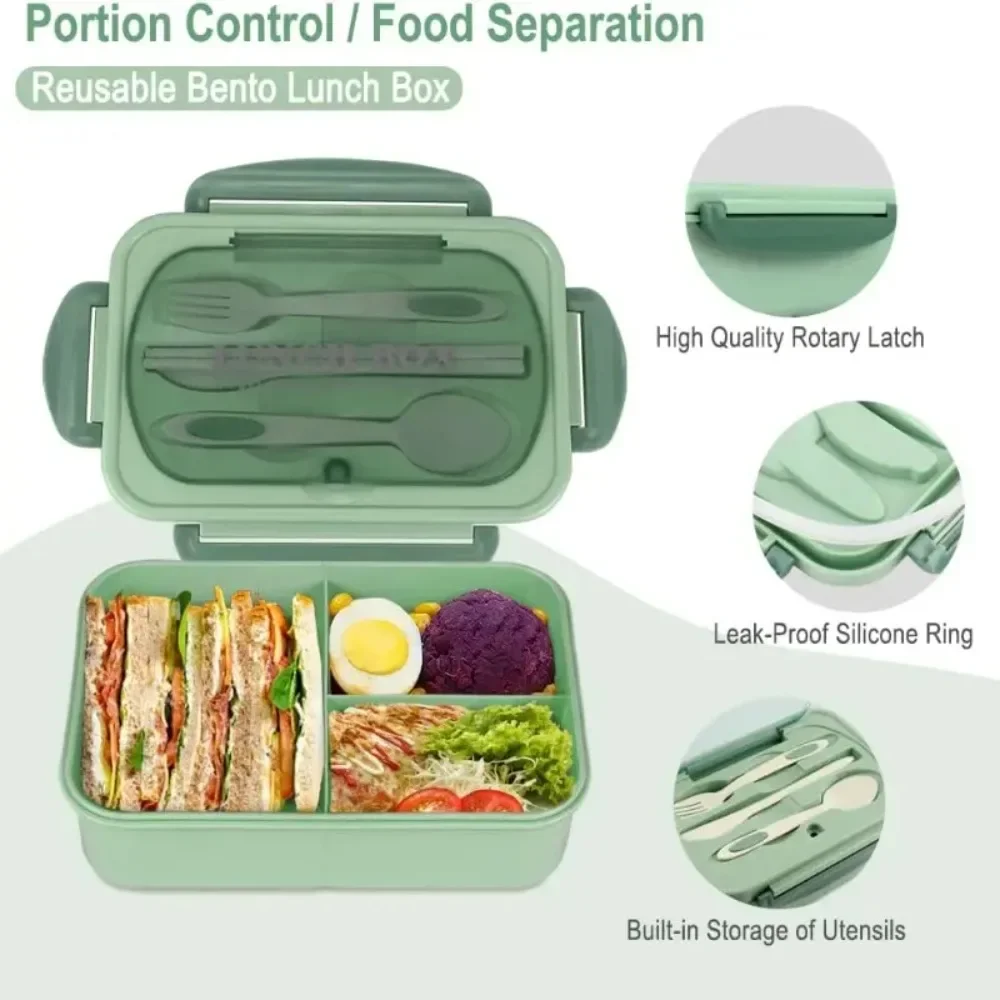 Lonchera Bento de 1200 ml para - Food Storage Safety reseña y precio