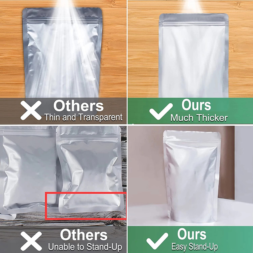 50 Bolsas de Mylar con Absorbe - Food Storage Oxygen Absorbers reseña y precio