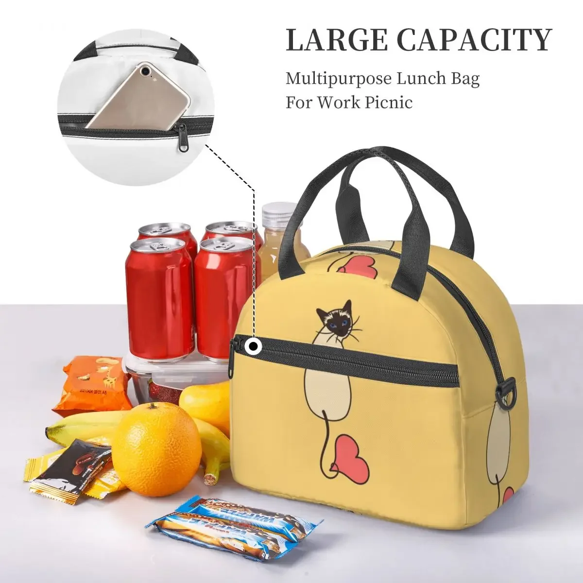 Bolsa térmica para el almuerzo - Food Storage Yellow reseña y precio