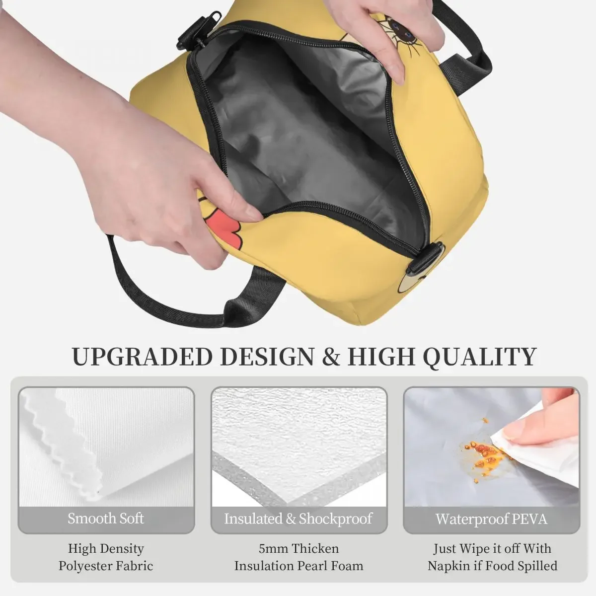 Bolsa térmica para el almuerzo - Food Storage Yellow reseña y precio
