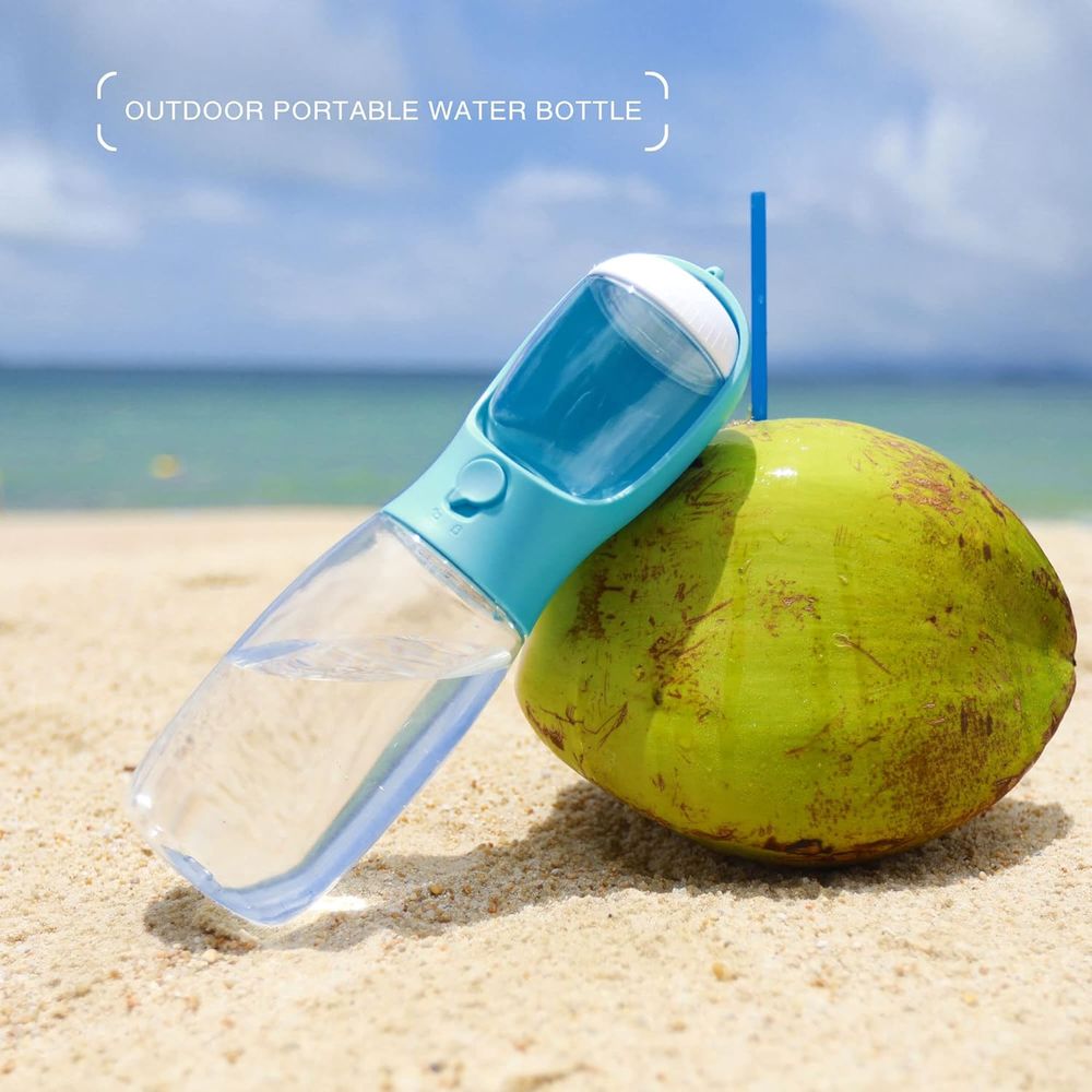 Botella de Agua para Perro con - Food Storage Hiking reseña y precio