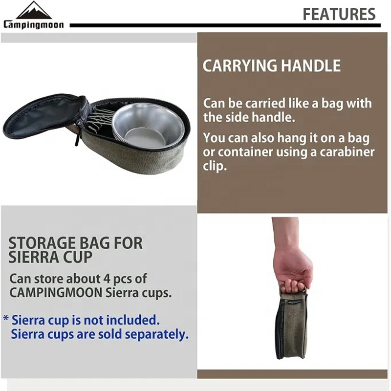 CAMPINGMOON S220-B Mini bolso  - Food Storage Hiking reseña y precio