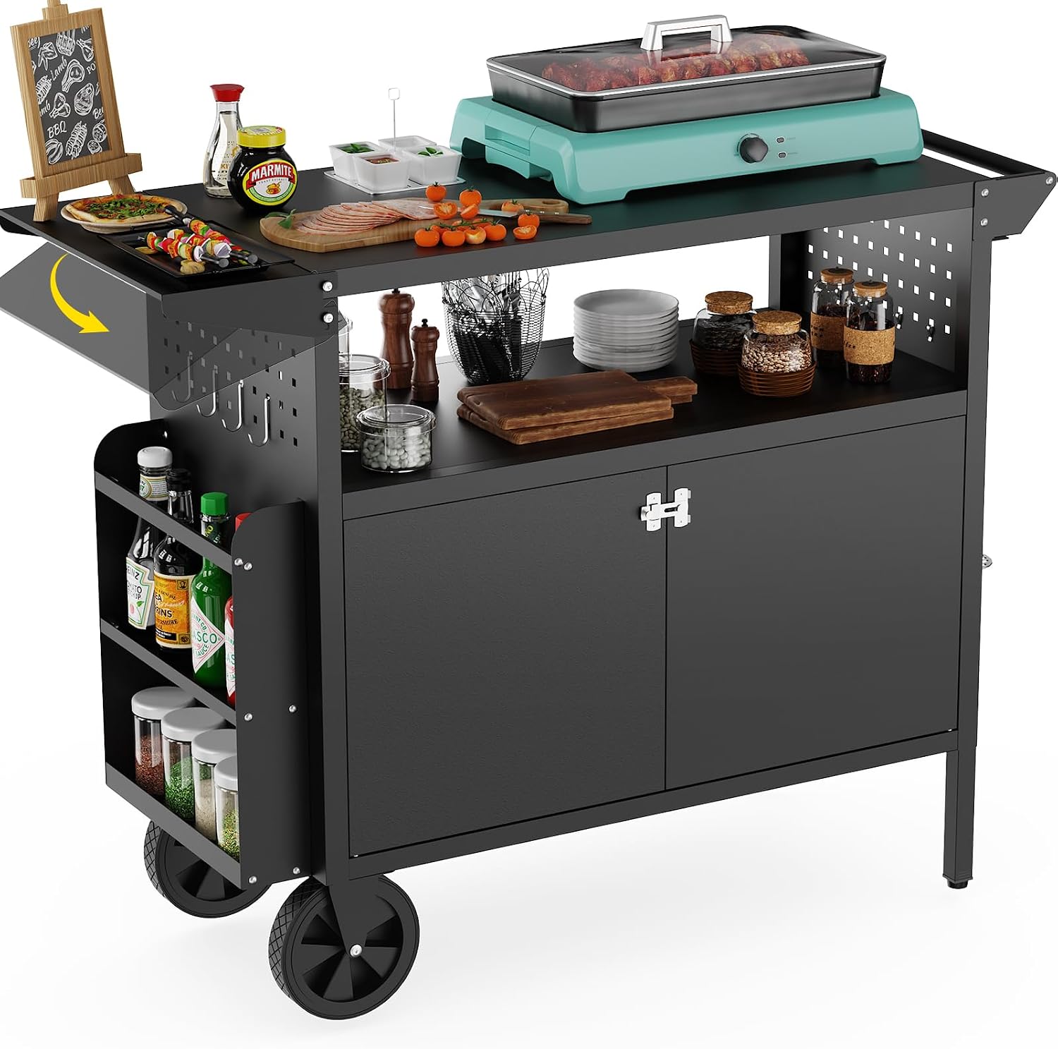 Carrito de parrilla para exter - Food Storage And Preservation reseña y precio