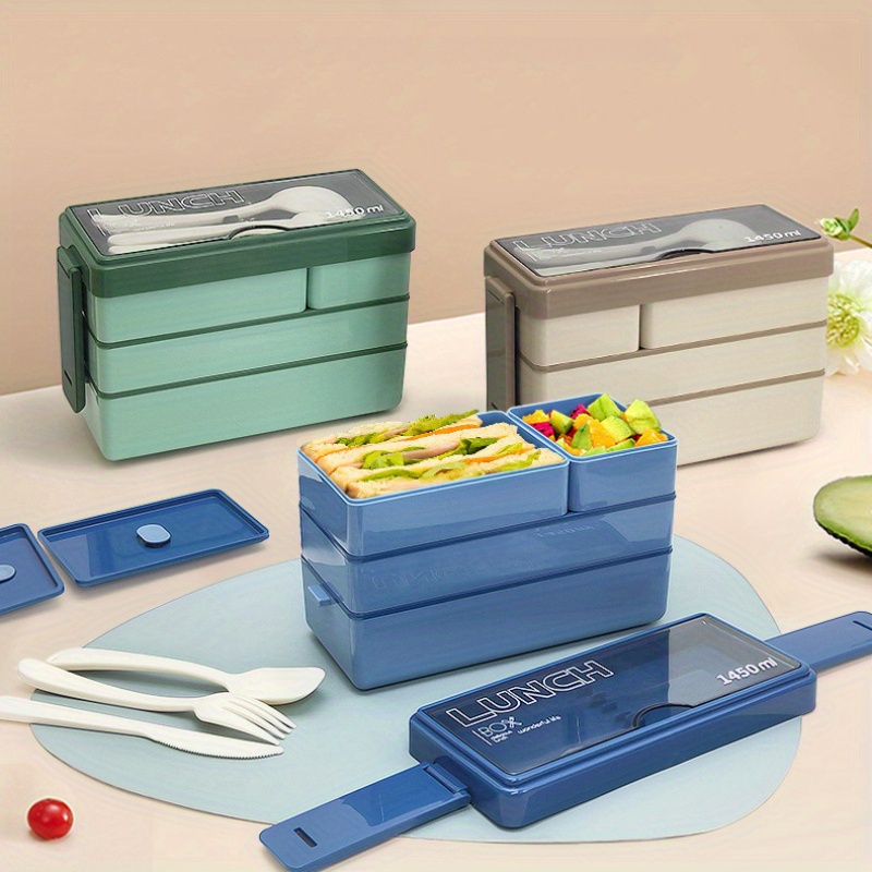 Fiambrera Bento de 1450ML, gra - Xxl Food Storage Container reseña y precio