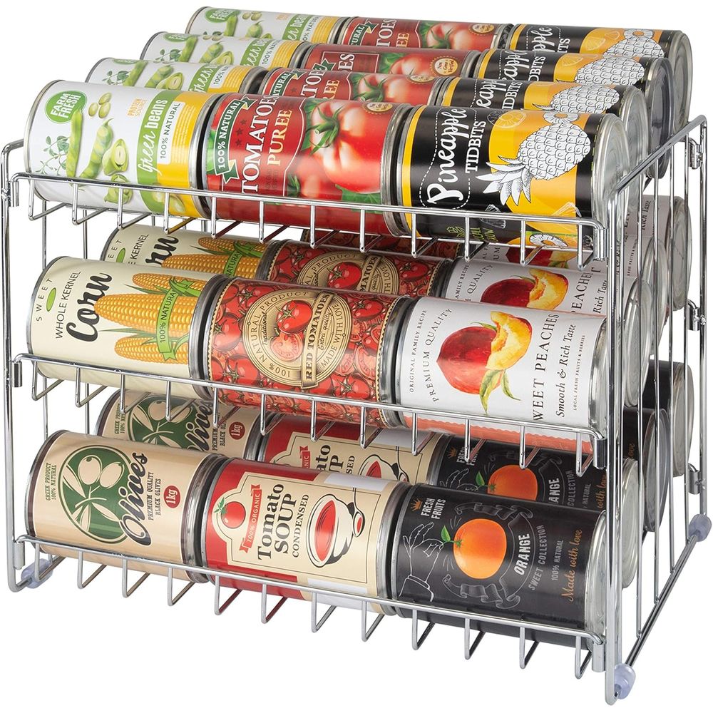 Organizador de Latas de 3 Nive - Food Storage For Pantry reseña y precio