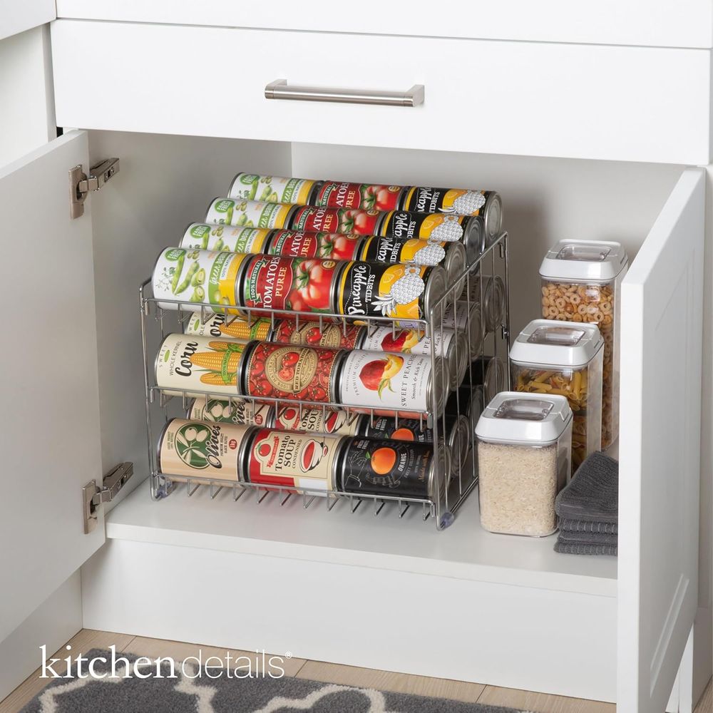 Organizador de Latas de 3 Nive - Food Storage For Pantry reseña y precio