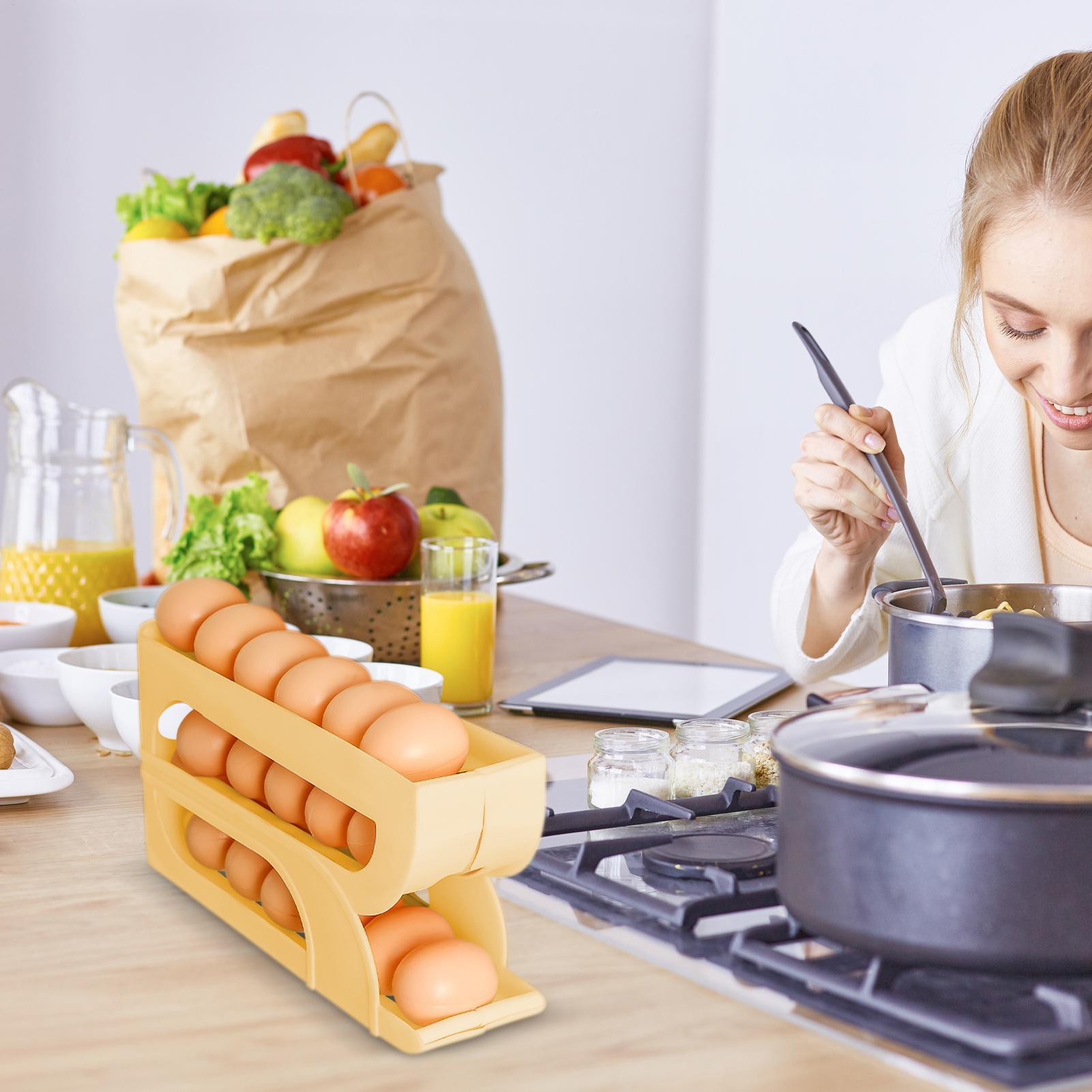 Rodillo de Huevos Automático,  - Food Storage Yellow reseña y precio
