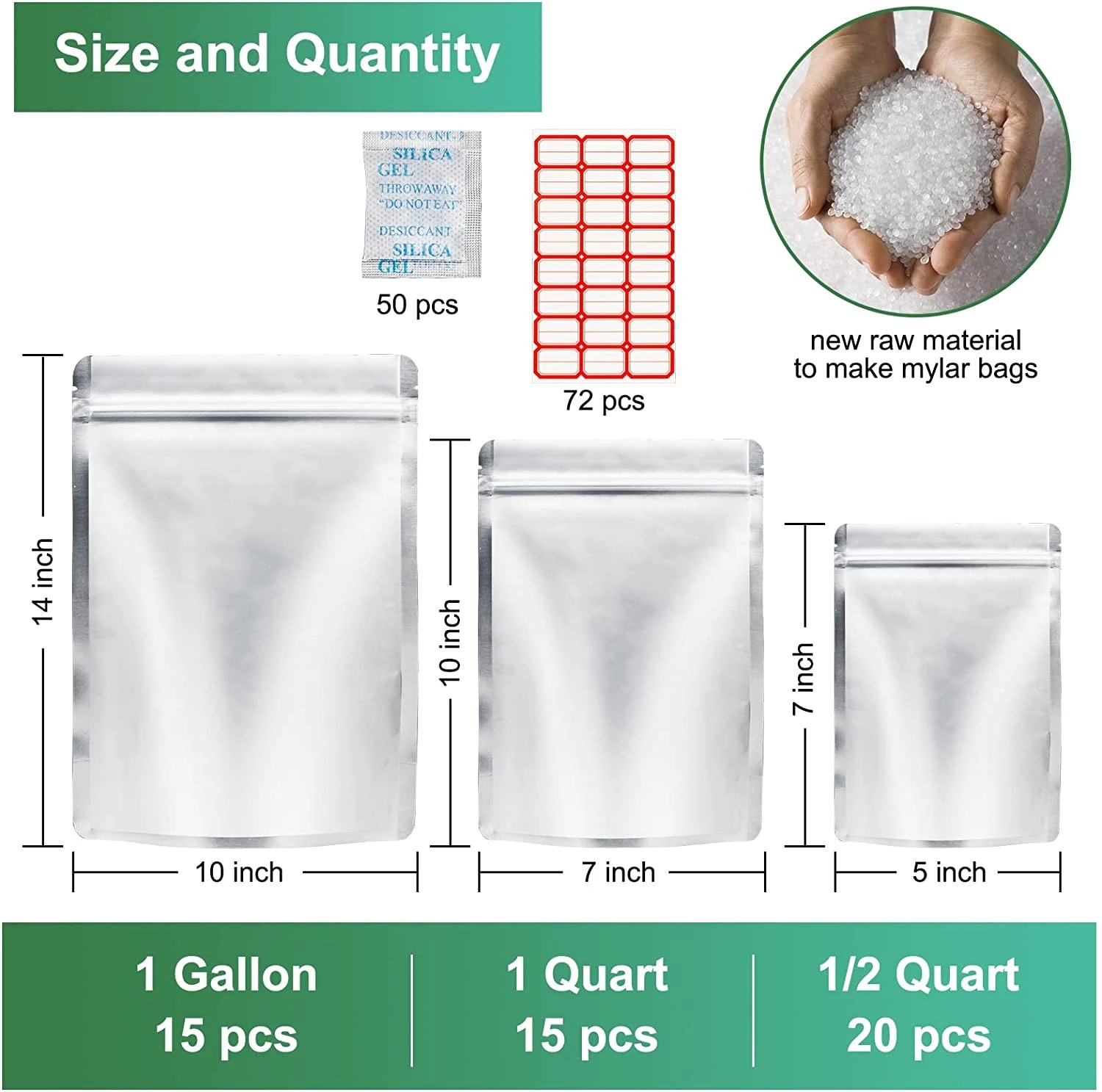 Paquete de 50 bolsas de papel  - Food Storage Oxygen Absorbers reseña y precio
