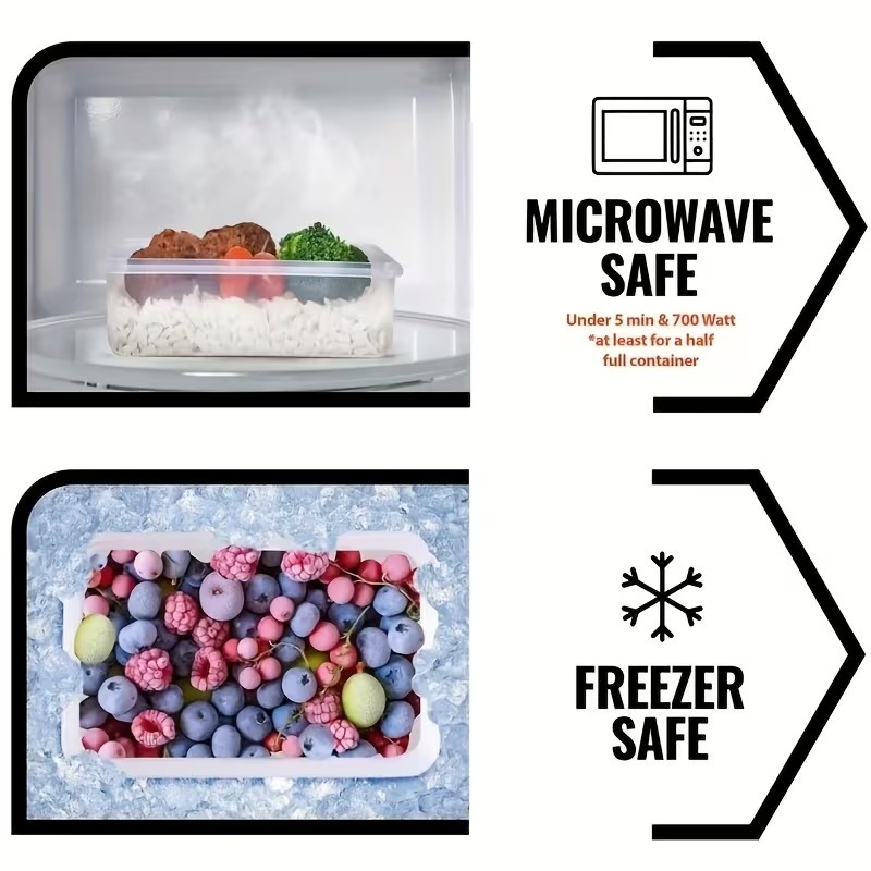 Juego de 4 Recipientes Transpa - Food Storage And Preservation reseña y precio