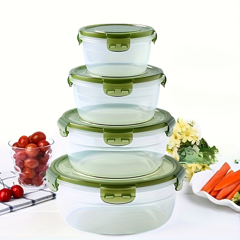 4 Recipientes de Plástico para - Food Storage And Preservation reseña y precio