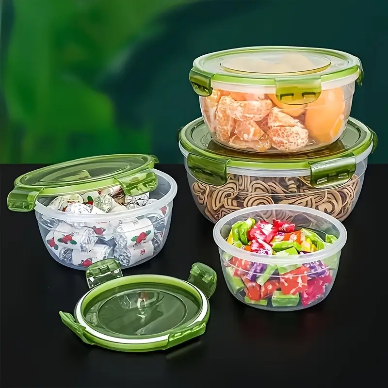 4 Recipientes de Plástico para - Food Storage And Preservation reseña y precio