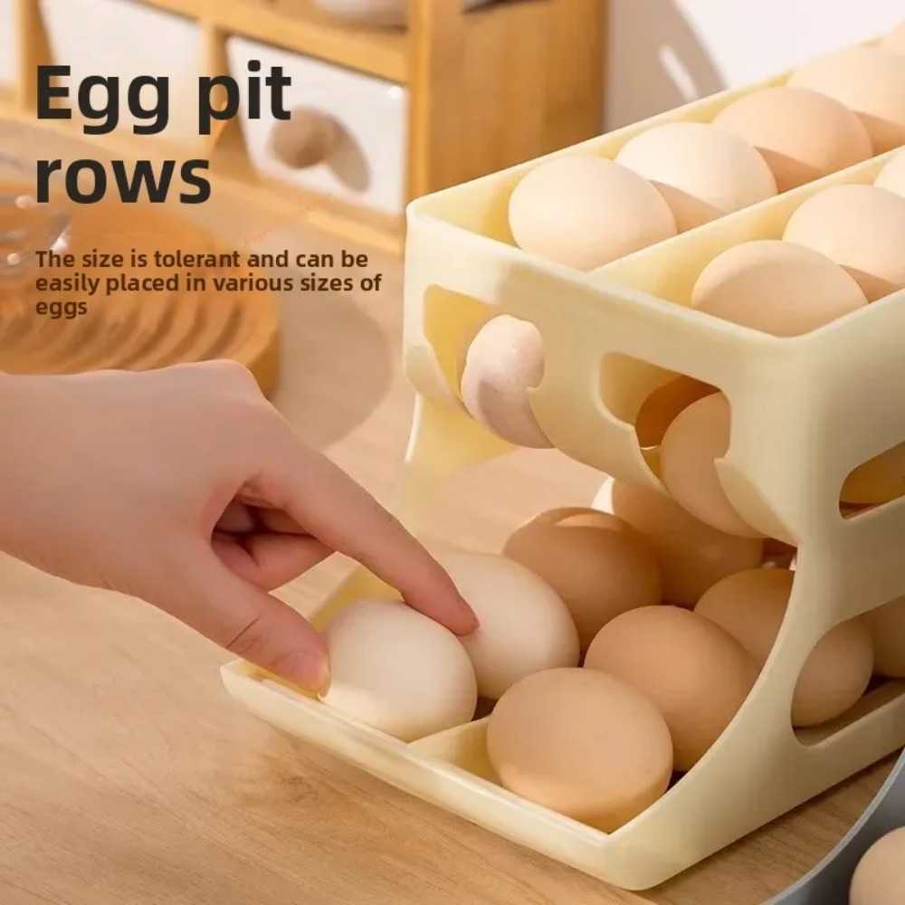 Organizador de Huevos Amarillo - Food Storage Yellow reseña y precio