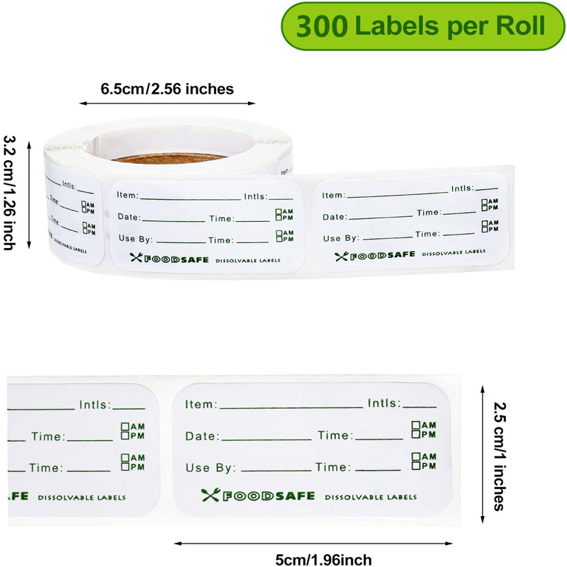 300/Uds etiquetas adhesivas de - Food Storage Labels reseña y precio