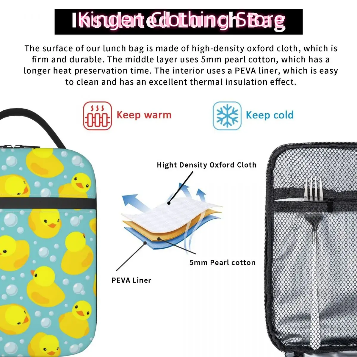 Bolsas de almuerzo aisladas co - Food Storage Yellow reseña y precio