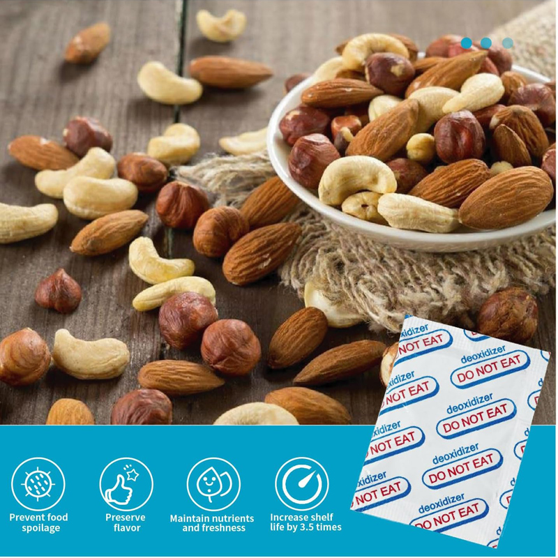 Absorbedores de oxígeno de cal - Food Storage Oxygen Absorbers reseña y precio