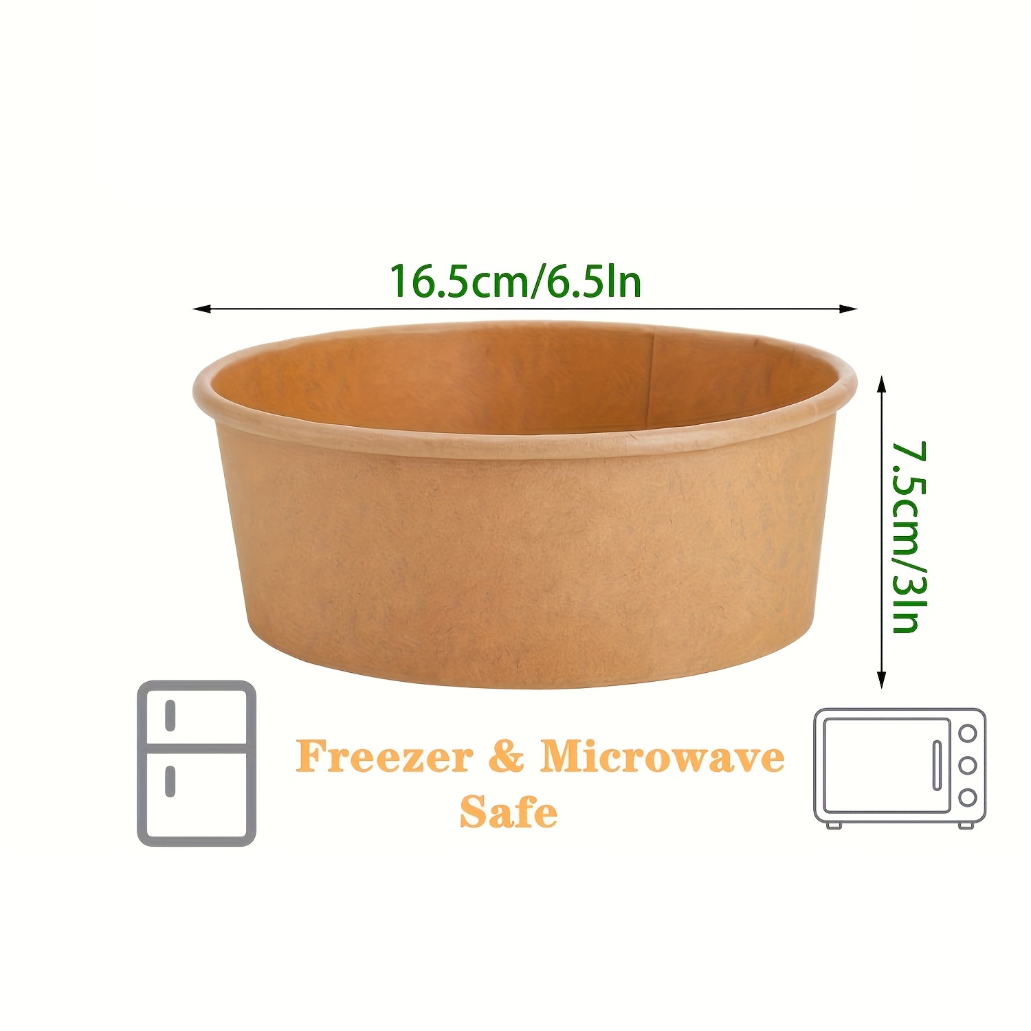 Paquete de 25/50 tazones de pa - Food Storage Safety reseña y precio
