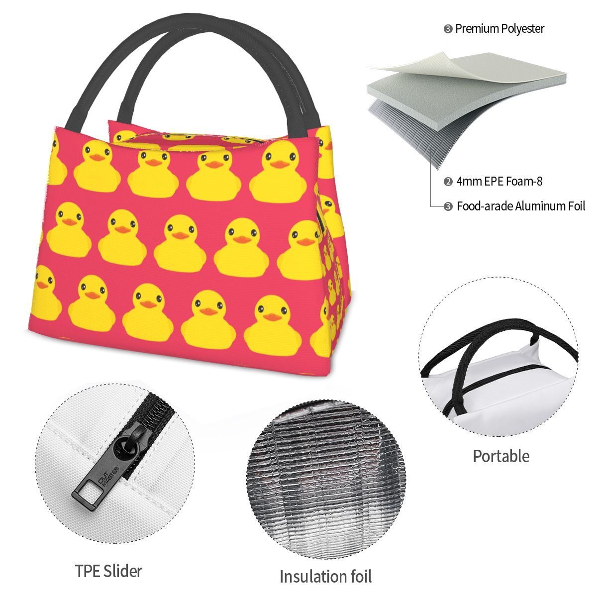 Bolsa térmica para el almuerzo - Food Storage Yellow reseña y precio