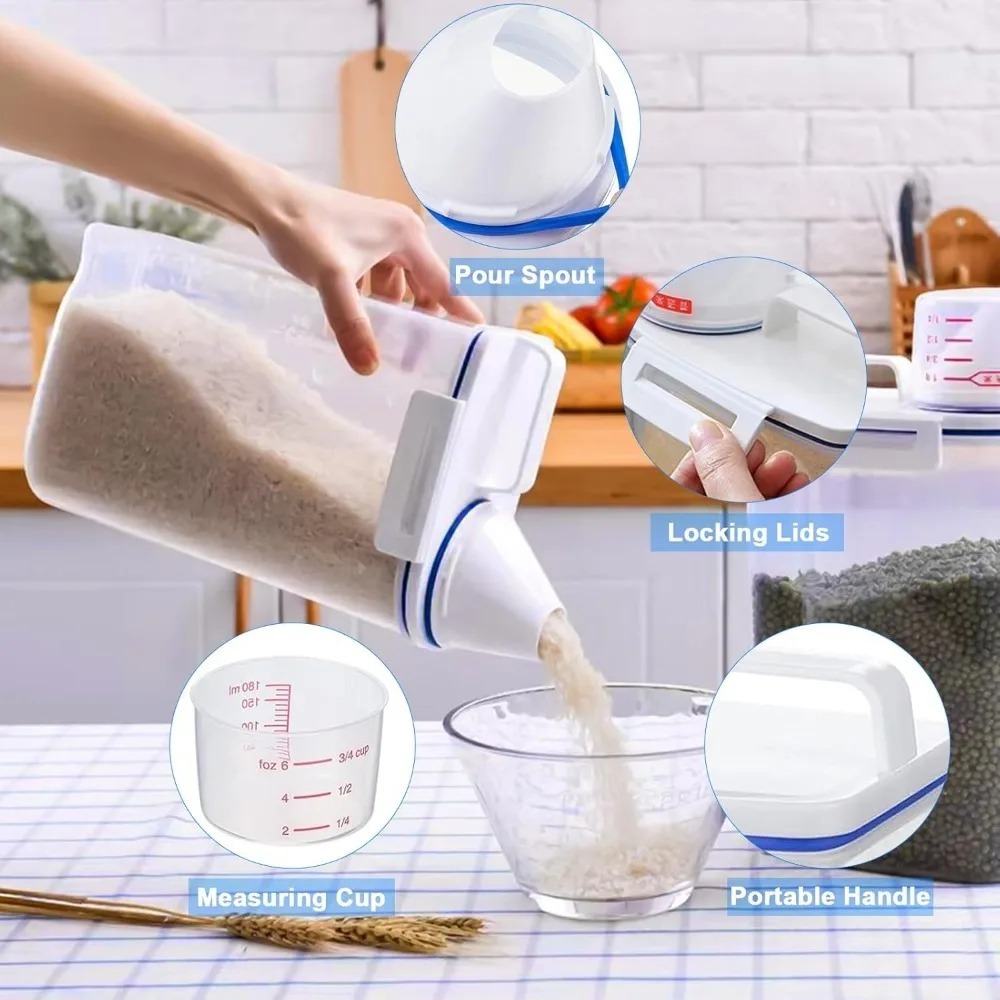Contenedor de almacenamiento d - Food Storage And Preservation reseña y precio