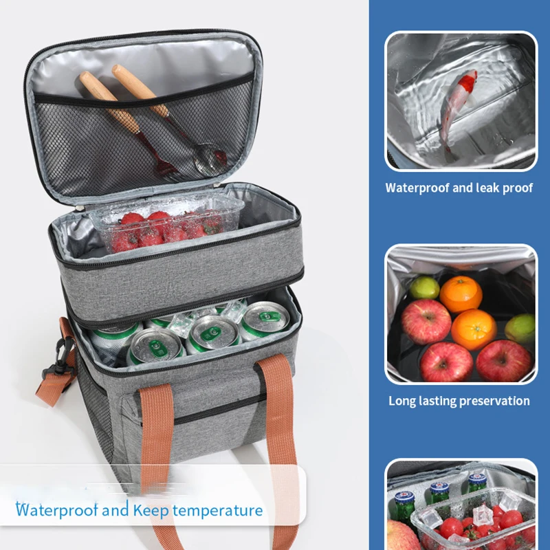 Bolsa de almuerzo térmica de d - Xxl Food Storage Container reseña y precio