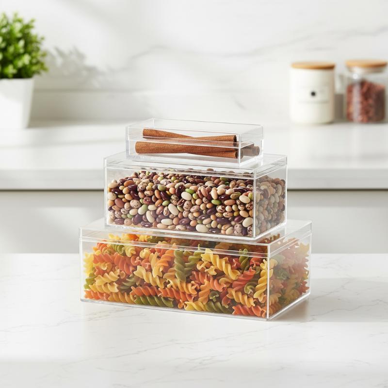 Caja de Almacenamiento Rectang - Food Storage Plants reseña y precio