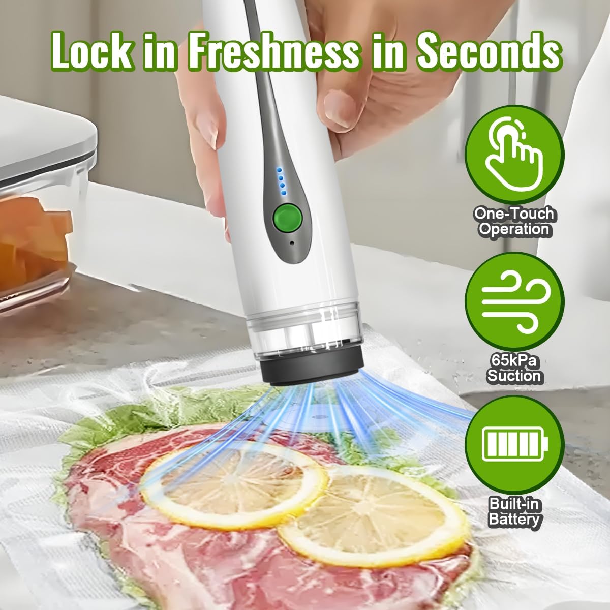 Máquina Selladora al Vacío Aut - Food Storage Vacuum reseña y precio