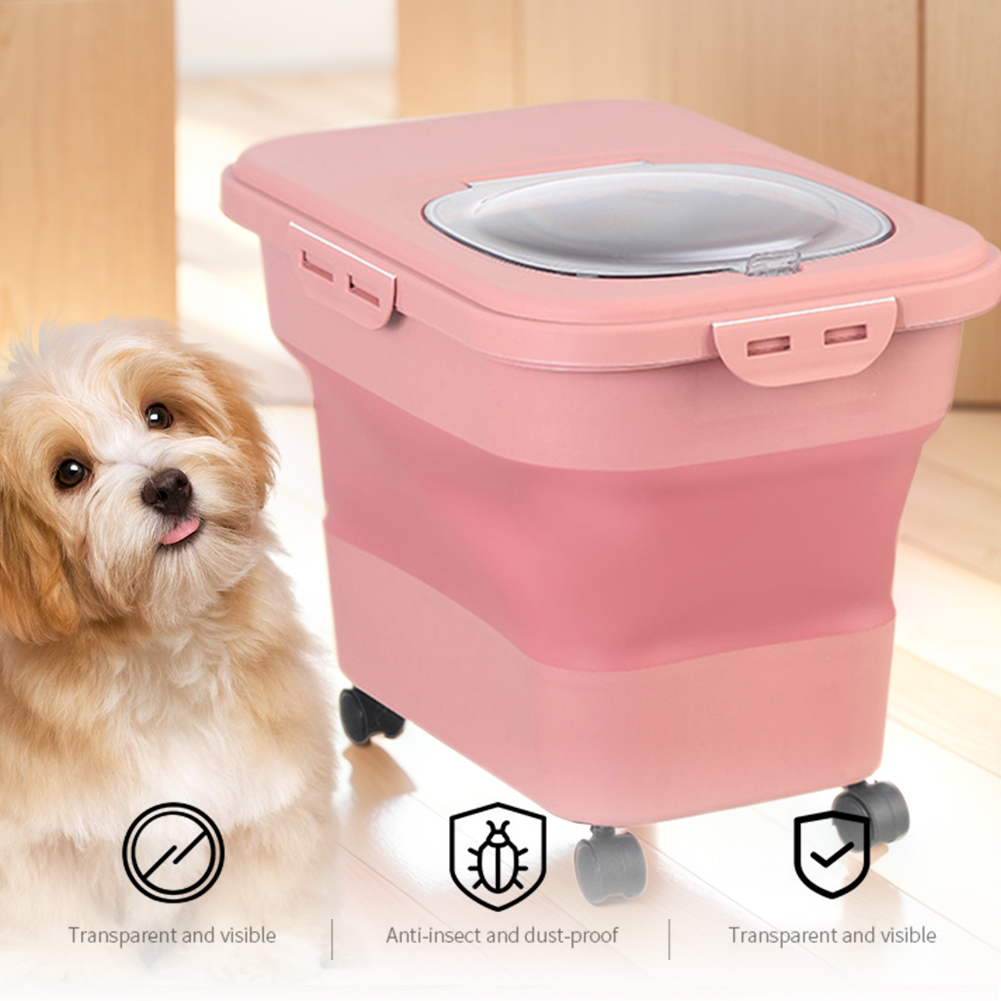 Caja de comida seca plegable p - Xxl Food Storage Container reseña y precio