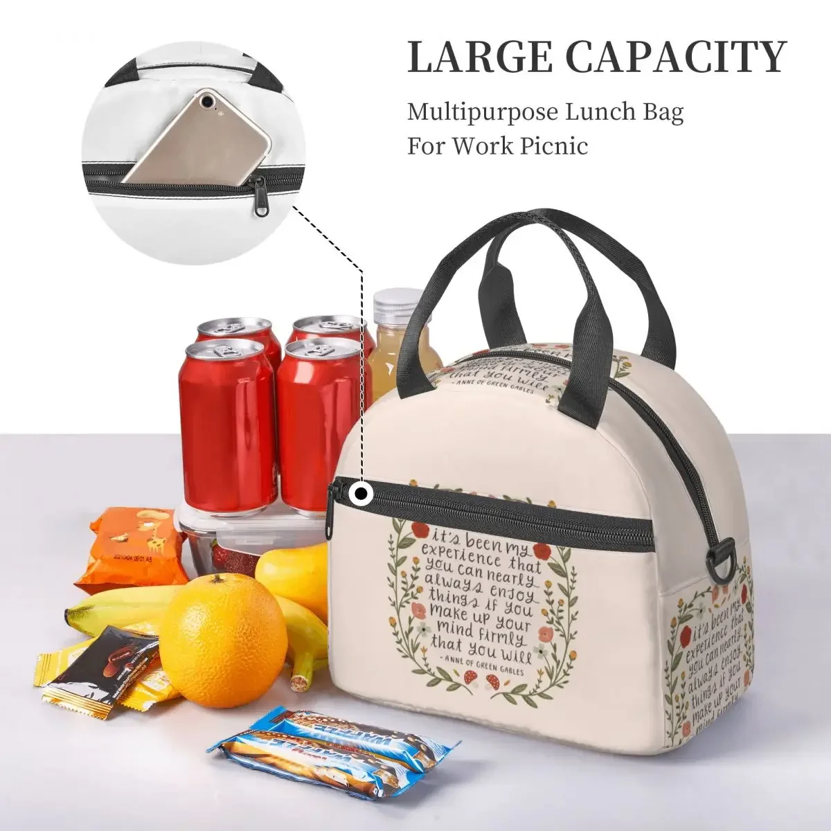Bolsa térmica para el almuerzo - Food Storage Quotes reseña y precio